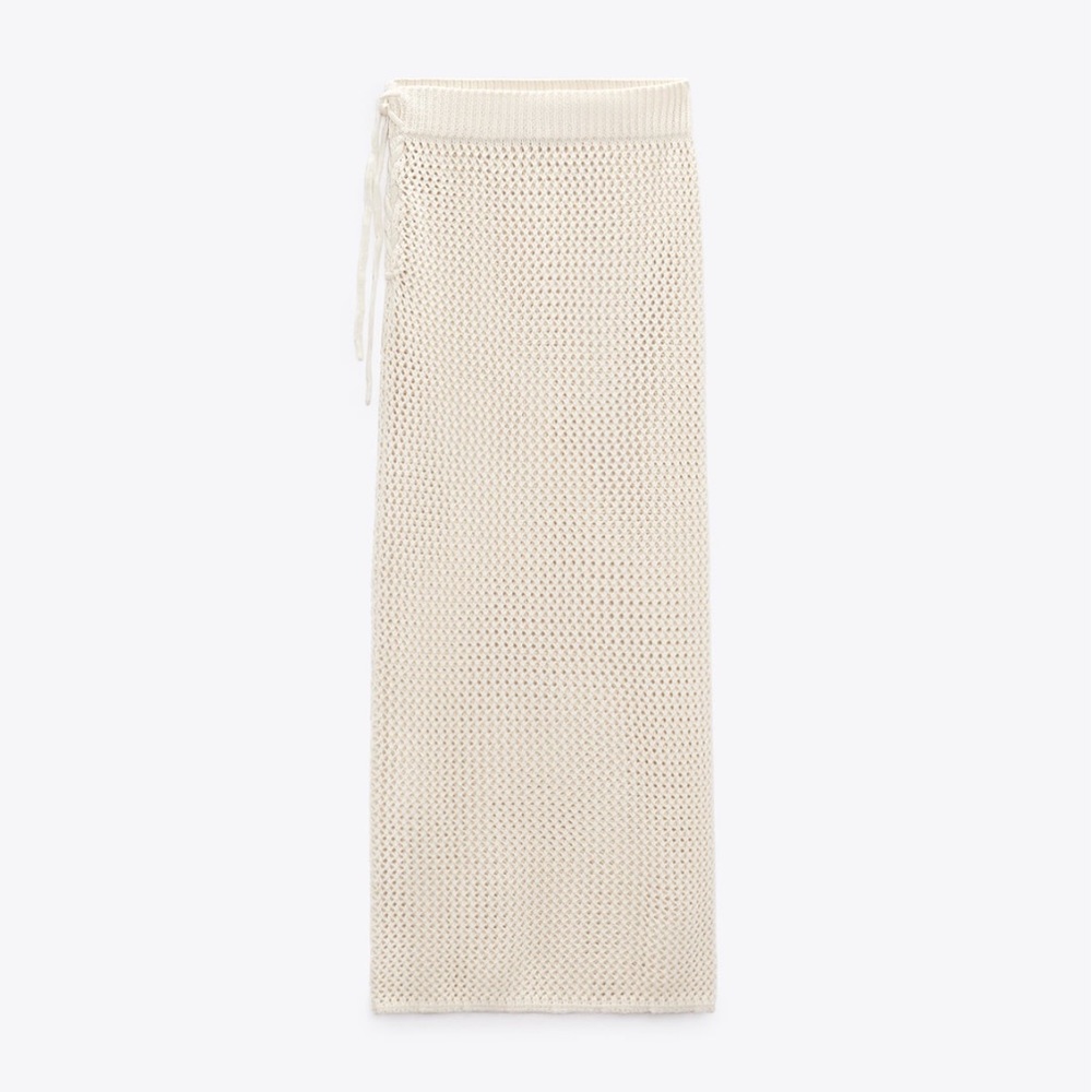 ZARA CROCHETED SKIRT - Picture 2 of 4